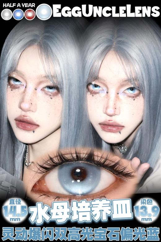 康视达 EggUncle Lens半年抛 水母培养皿 直径14.5mm着色13.9mm 商品图2