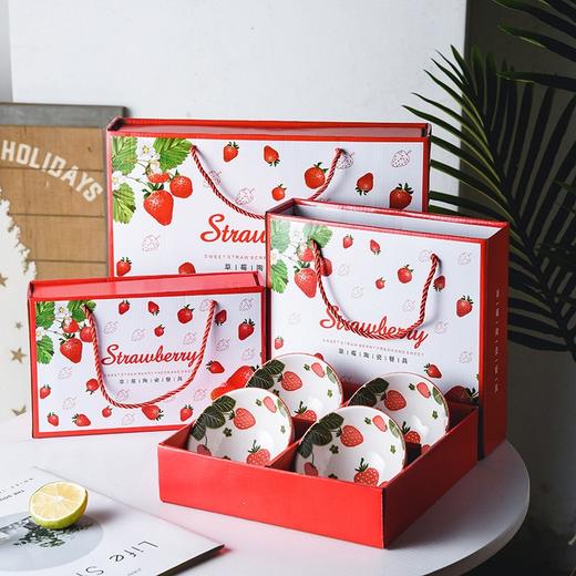 【礼盒装！陶瓷礼碗】柿柿如意碗筷套装新年小礼品套碗礼盒装开业促销礼物年会活动奖品，图案设计，寓意美好。ry 商品图9