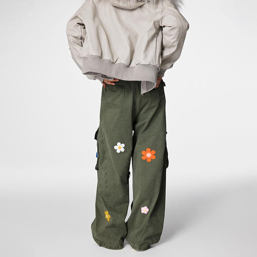 【Achock官方店】美式复古大口袋牛仔裤男女秋冬新品高街工装裤潮 商品图2