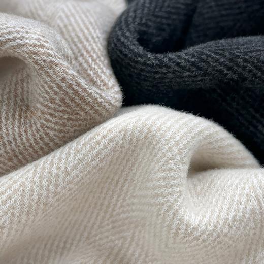 垂阔有型 秋冬也要做“纸片人”【人字纹毛呢超模裤】仿羊绒面料加绒加厚 高腰设计抬高身材比例 显高显瘦 商品图2