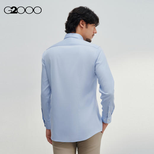 G2000男装FW24商场新款【免烫防皱/弹性】商务通勤长袖衬衫46121312 商品图1