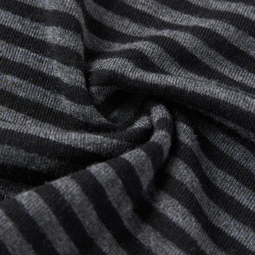 ROMI STUDIO“法式优雅” 绵羊毛混纺条纹一字领长袖T恤RW24AS40831 商品图6