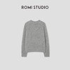 ROMI STUDIO“格雷高知”美利奴绵羊毛混纺花纱圆领毛衫 432TS026 商品缩略图5