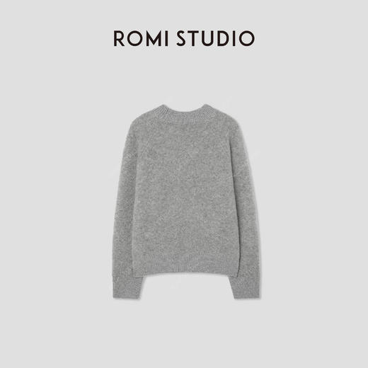 ROMI STUDIO“格雷高知”美利奴绵羊毛混纺花纱圆领毛衫 432TS026 商品图5