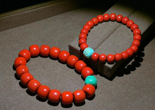 朱砂单圈手串古珠 商品图7