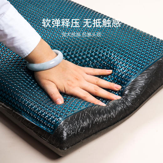 枕上无忧 | 梦泽生物基凝胶枕 恒温吸热零压承托 人体工学呵护颈椎舒适好眠 商品图3