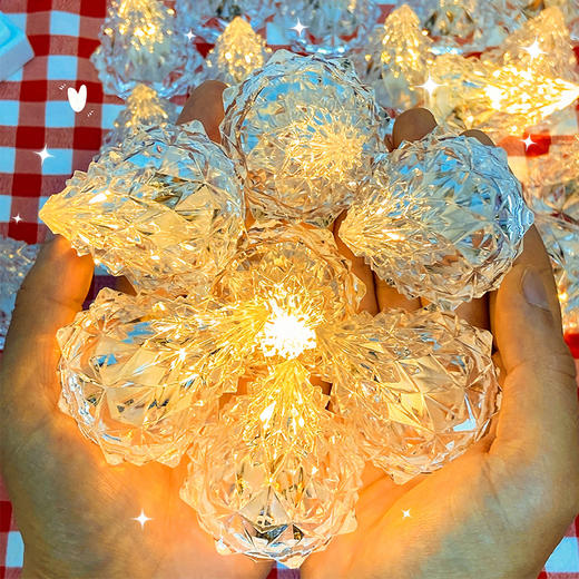 圣诞节装饰品布置 手提小夜灯平安夜道具led电子灯 礼品摆件 商品图1