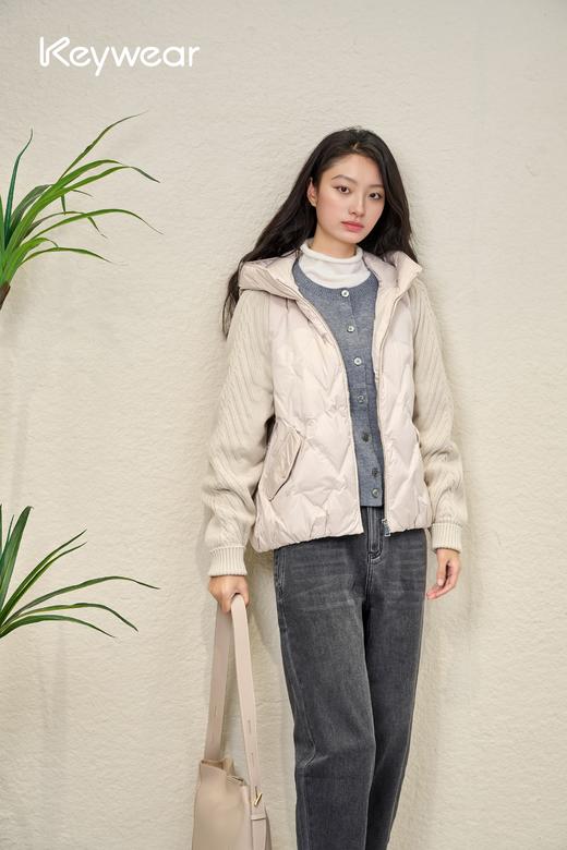 奇威时尚拼接羽绒服 0AF04250 商品图1