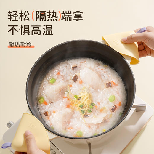 kimscook硅胶防烫帽锅盖锅把手隔热手套耐高温砂锅珐琅锅防烫夹 商品图2