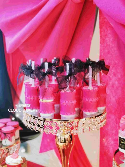 【甜品台定制案例展示】玫红芭比派对主题 商品图3