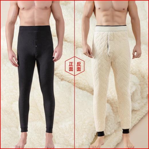 女秋冬季加绒加厚外穿东北棉裤羊毛保暖裤特厚羊羔绒打底裤 商品图7