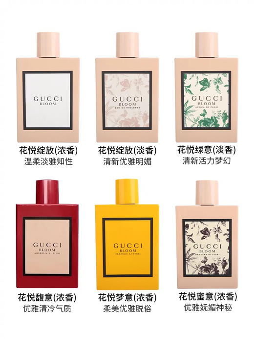 【中小样】GUCCI古驰花悦魅意香水5ml 花悦黑瓶Q香EDP 商品图4