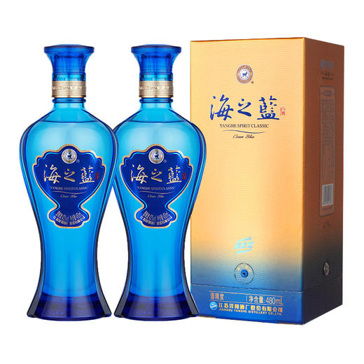 洋河海之蓝（22版）商超52度480ML*1瓶 商品图2