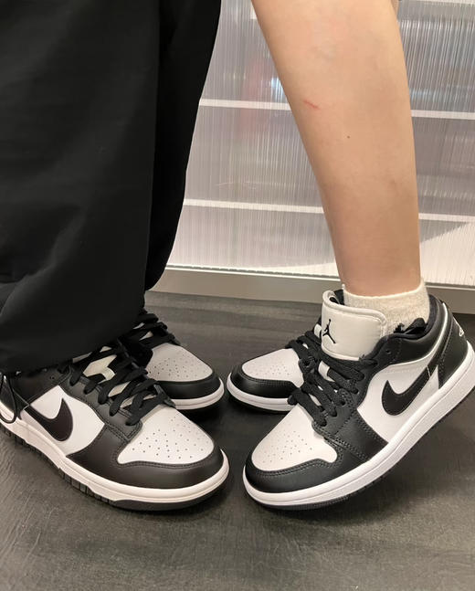 配情侣款！Nike耐克Dunk Low 经典女款熊猫运动鞋 商品图7