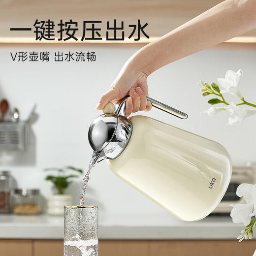 【6F】多样屋UKA保温壶家用大容量玻璃内胆暖水壶热水瓶轻奢家居 1.5L 商品图1