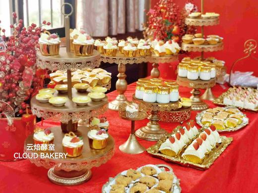 【甜品台定制案例展示】红金主题 商品图1