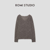 ROMI STUDIO“温暖已至”牦牛绒绵羊毛混纺V领套头毛衫 RW24AS01168 商品缩略图0