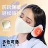 【保暖护耳口罩】云朵保暖口罩女冬季高颜值毛绒可爱护耳二合一透气面罩防风防寒耳。ry 商品缩略图2