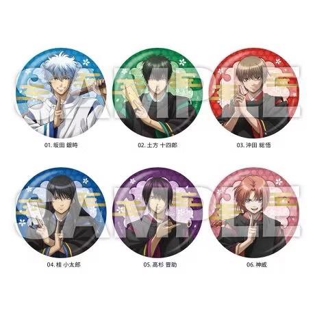 银魂 阴阳师ver 徽章 吧唧 A盒 6包/盒 谷子 商品图0