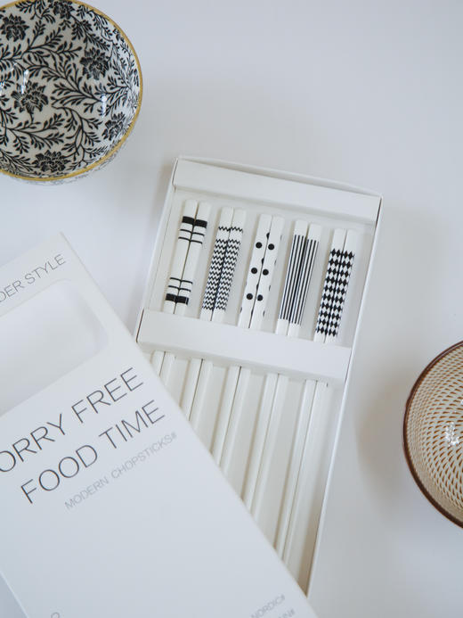 陶瓷筷子（5双/盒） 商品图2