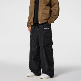 【Achock官方店】美式休闲大口袋工装裤男潮牌高街宽松休闲裤情侣