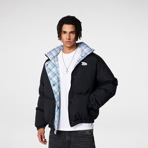 【Achock官方店】美式简约双面穿羽绒服男女90白鸭绒保暖加厚外套 商品图1