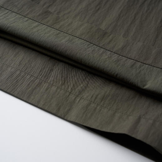 ROMI STUDIO“风雅至上”肤感棉轻薄捏褶松紧腰直筒休闲裤 24SSK990 商品图3