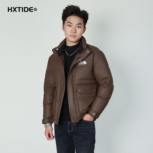 【新品上新】HX 短款立领羽绒服合体版型S100444135101 商品图0