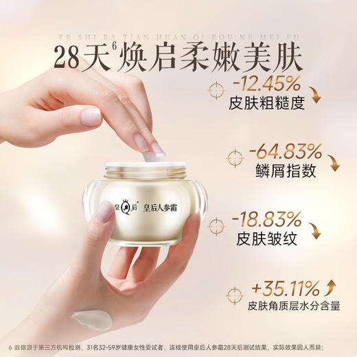 【最新活动】片仔癀皇后牌紧致抗皱人参霜15g 赠小样体验装 商品图2