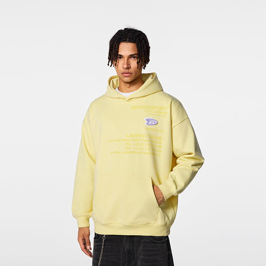 【Achock官方店】美式重磅连帽卫衣男女潮牌个性字体印花上衣情侣 商品图2