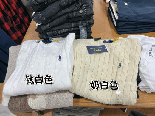 黑五终于有折！¥699万年不过时经典基础款‼️Ralph Lauren RL拉夫劳伦女款经典圆领麻花毛衣 商品图5