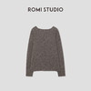 ROMI STUDIO“温暖已至”牦牛绒绵羊毛混纺V领套头毛衫 RW24AS01168 商品缩略图1