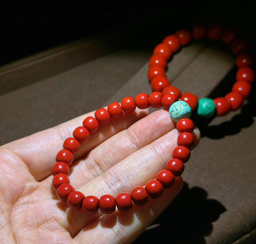 朱砂单圈手串古珠 商品图6