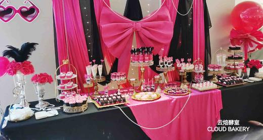 【甜品台定制案例展示】玫红芭比派对主题 商品图0