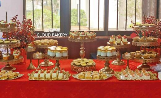 【甜品台定制案例展示】红金主题 商品图0