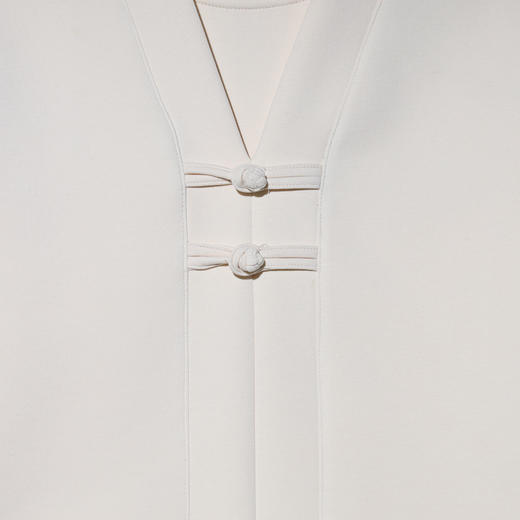 WY143假两件新款国风复古外套休闲宽松长袖百搭加厚拼接上衣 商品图2