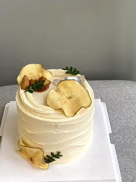 「经典」焦糖苹果 杏仁夏威夷果  4寸