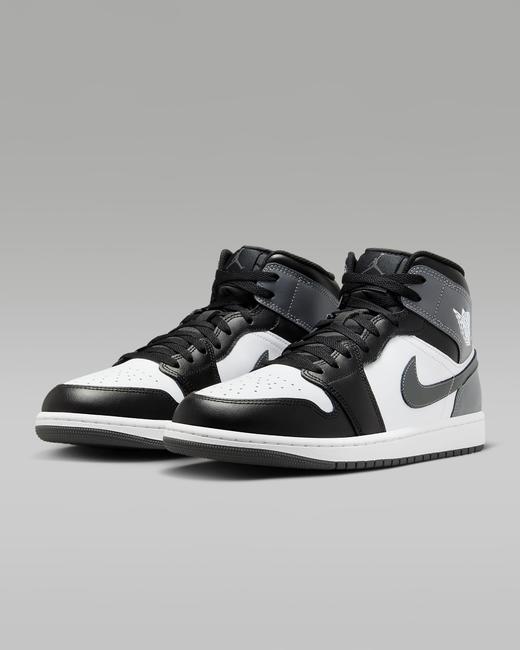 黑五好折！Nike Air Jordan 1 Mid男鞋🐼熊猫配色 ￥799直邮到手 商品图0