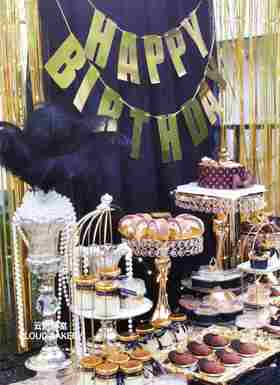 【甜品台定制案例展示】含主蛋糕户外LV主题