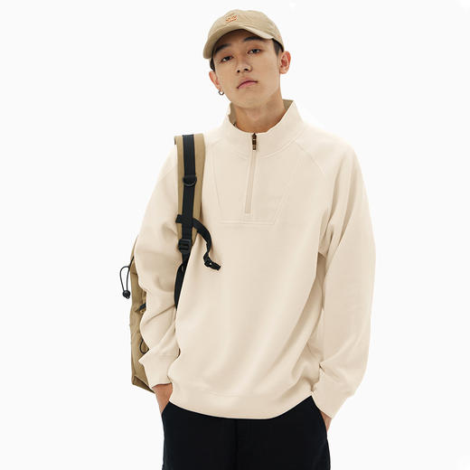 【大牌同款】【350G重磅拉链立领卫衣】男女款加厚棉质上衣 潮牌休闲耐磨加厚T恤 商品图0