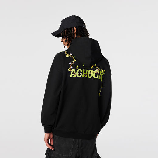 【Achock官方店】小恶魔连帽卫衣男2024新款春秋潮牌美式休闲情侣 商品图2