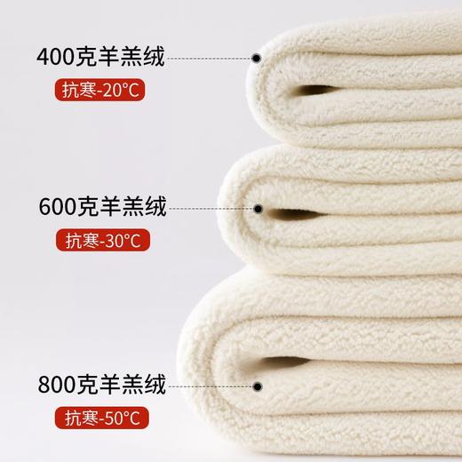 【羊羔绒加绒打底裤】女冬季外穿高腰皮标北方特厚保暖加厚400g棉裤 商品图4