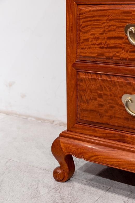 红桥红 | 家具严选  缅甸花梨（大果紫檀）【106 明式素面 五斗柜】 商品图5