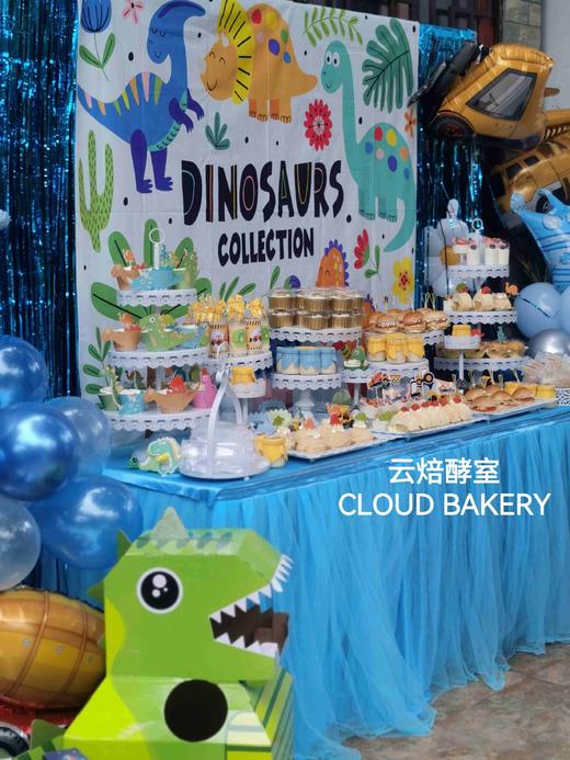 【甜品台定制案例展示】恐龙和工程车主题 商品图4
