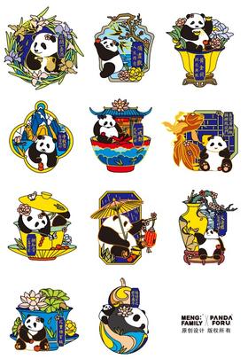 Meng Family丨花花诗辞国风系列冰箱贴