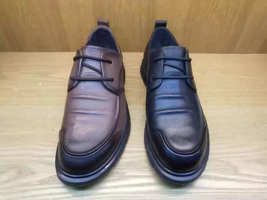 豪行真皮男鞋12159622平底系带青年休闲舒适单鞋 商品图2