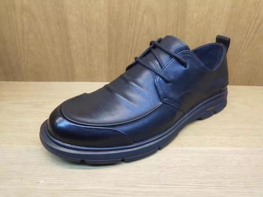 豪行真皮男鞋12159622平底系带青年休闲舒适单鞋 商品图1