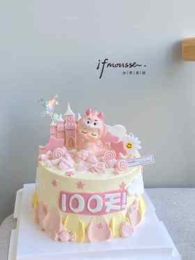 「女孩」粉色龙宝宝 百天 满月周岁  可做蓝色男宝