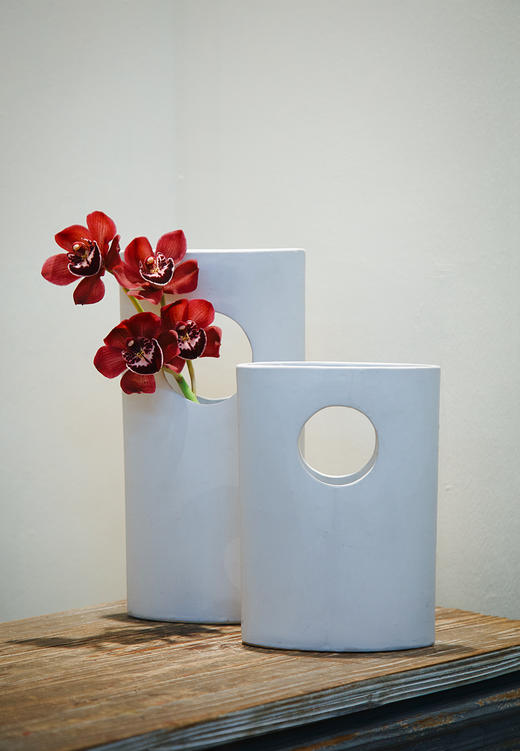 白色洞洞瓶大 商品图0