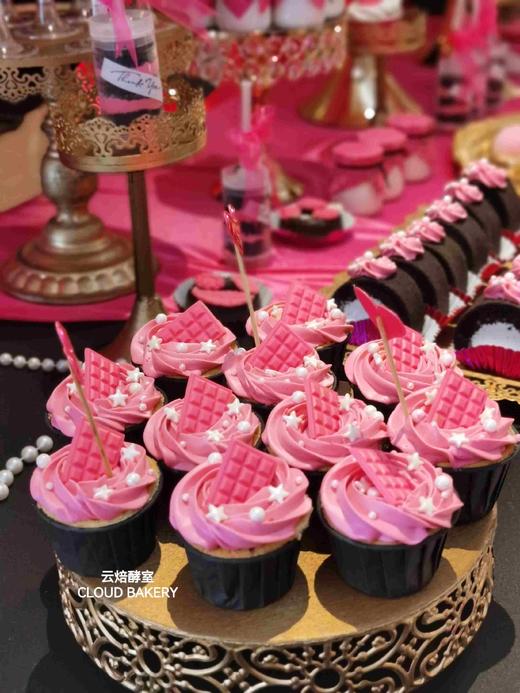 【甜品台定制案例展示】玫红芭比派对主题 商品图4